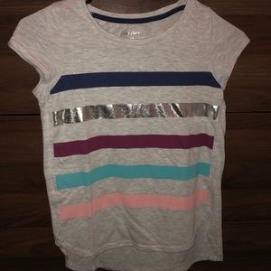 Girls striped t-shirt